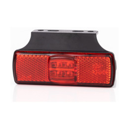 FEUX DE GABARIT LED 12/24V ROUGE SUR EQUERRE