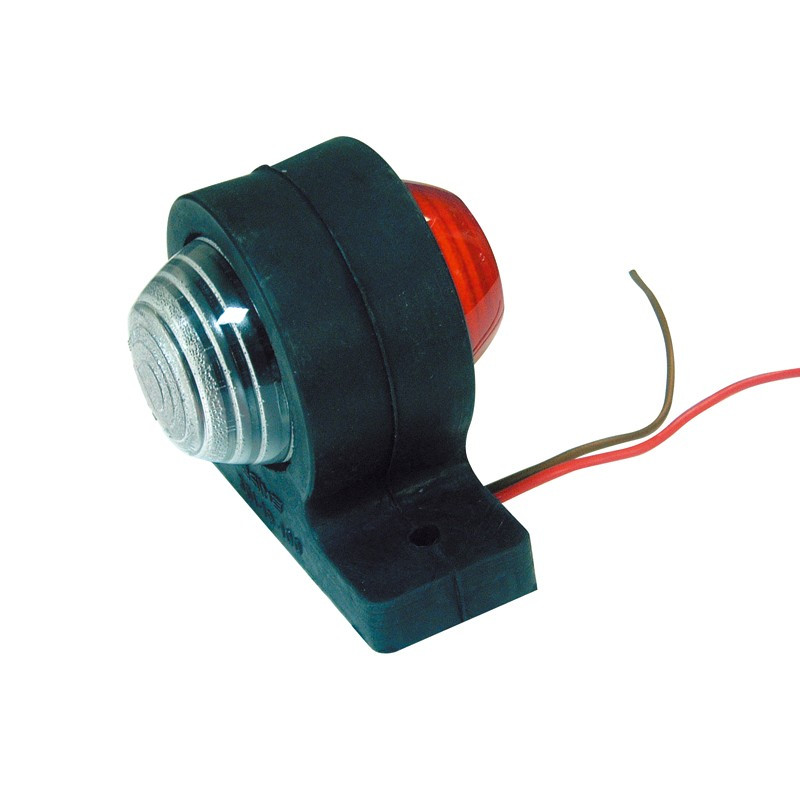 Feu de gabarit AJBA - 12V à poser avec semelle caoutchouc et cabochon réversible
