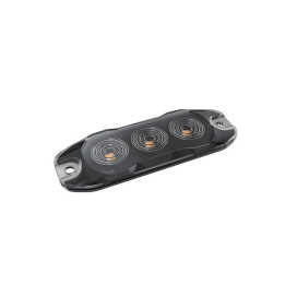 Feu de pénétration slim 3 LED - Compact, lumière orange intense et montage facile