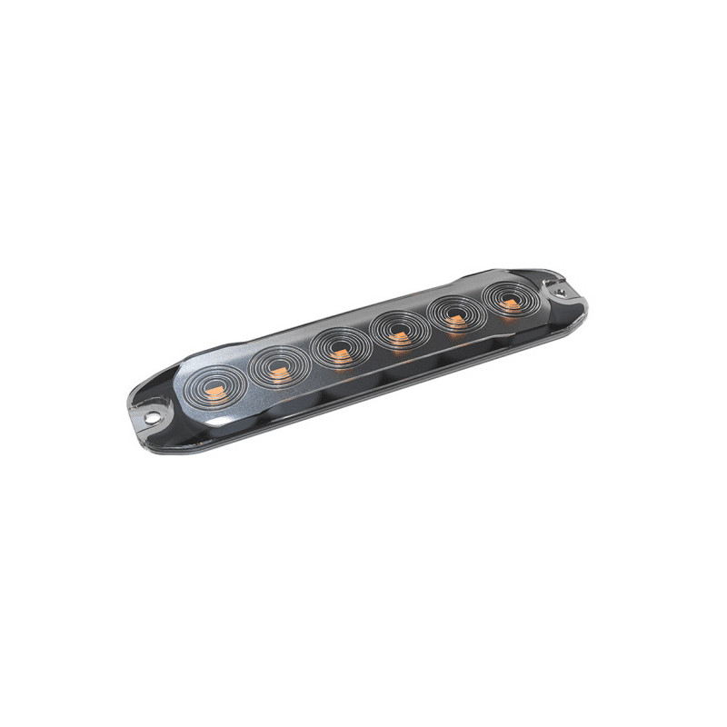 Feu de pénétration slim 6 LED - Orange