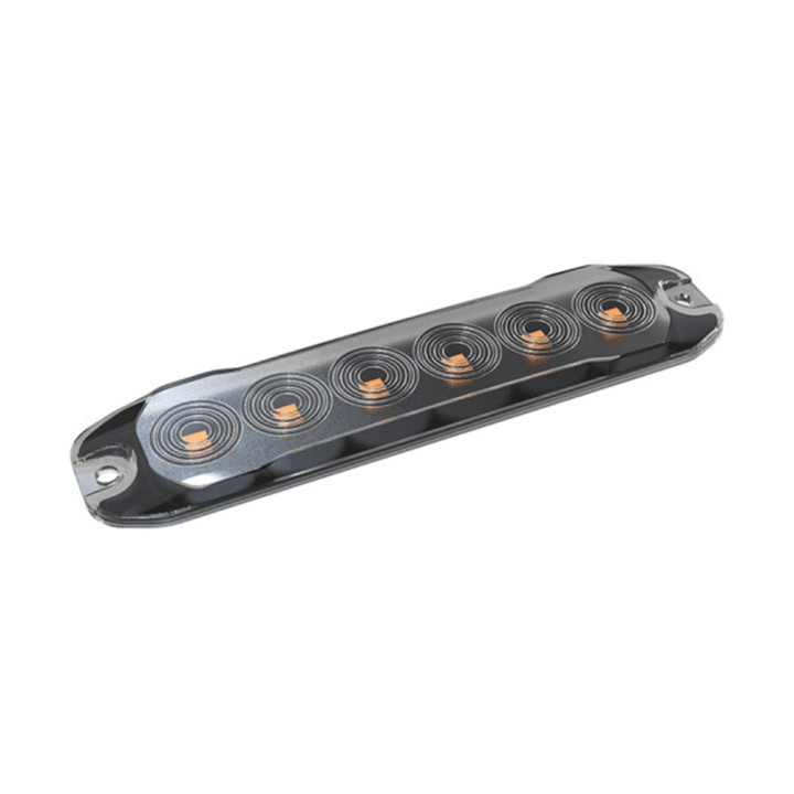 Feu de pénétration slim 6 LED - Orange