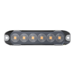 Feu de pénétration slim 6 LED - Orange