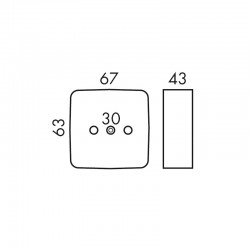 Feu de Position Blanc avec Catadioptre - CEA - 12V
