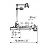 Porte-velos pour attelage - 3 velos - Basculant