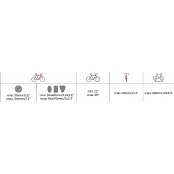 Porte-velos pour attelage - 3 velos - Basculant