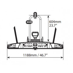 Porte-velos pour attelage - 3 velos - Basculant