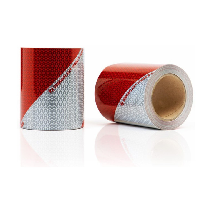 Kit Bandes Réfléchissantes 2x10M Rouge et Blanc - Sécurité Maximale Classe B