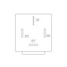 Mini relais 24 V