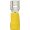 Cosses plates femelles  jaune 6,3x0,8