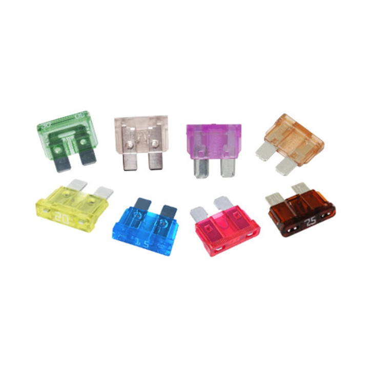 Fusibles standards à broches 3 A - blister par 8