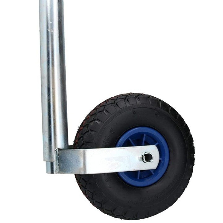 Roue Jockey Gonflable 48 mm - Capacité 136 kg pour Remorque