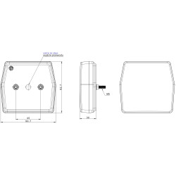 FEU AVANT 2 FONCTIONS A LED 12/24 V