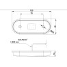 Feu de gabarit LED ORANGE 12/24V