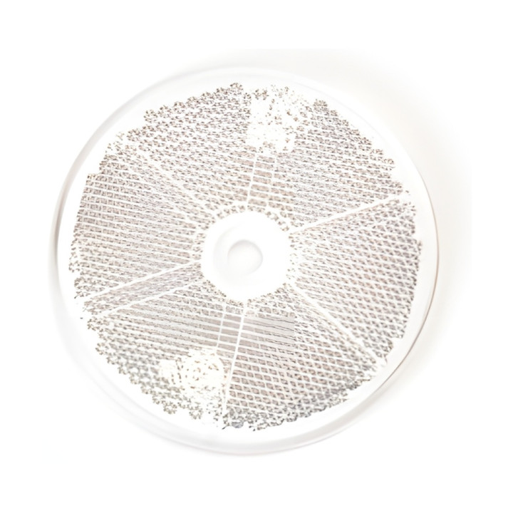 CATADIOPTRE ROND ROUGE 61MM A FIXER