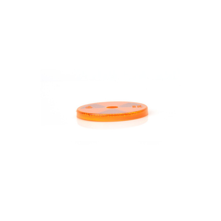 CATADIOPTRE ROND ORANGE 61MM A FIXER