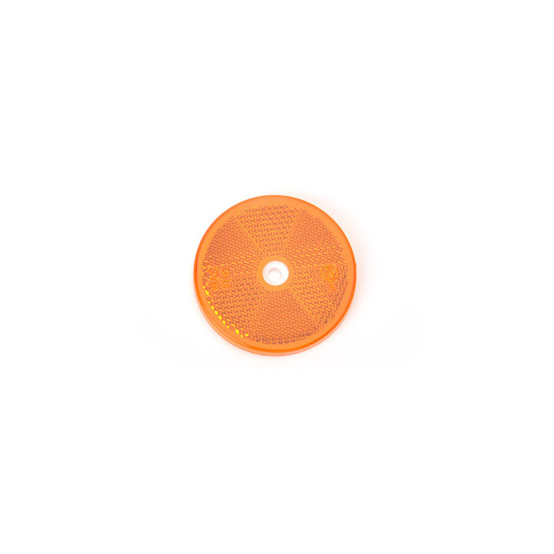CATADIOPTRE ROND ORANGE 61MM A FIXER