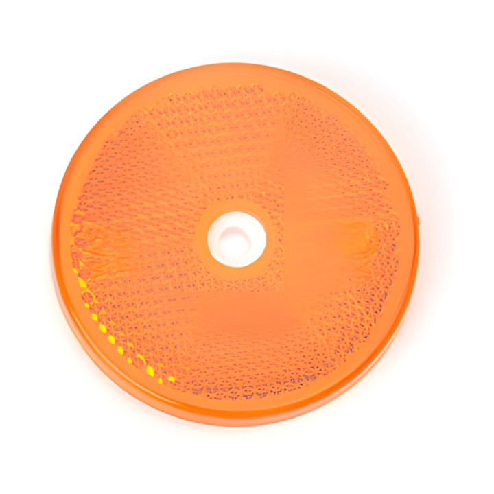 CATADIOPTRE ROND ORANGE 61MM A FIXER