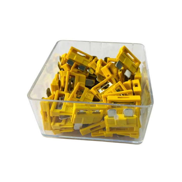 Fusible standard a broches - 20A (par 50) - Fusibles et porte-fusibles