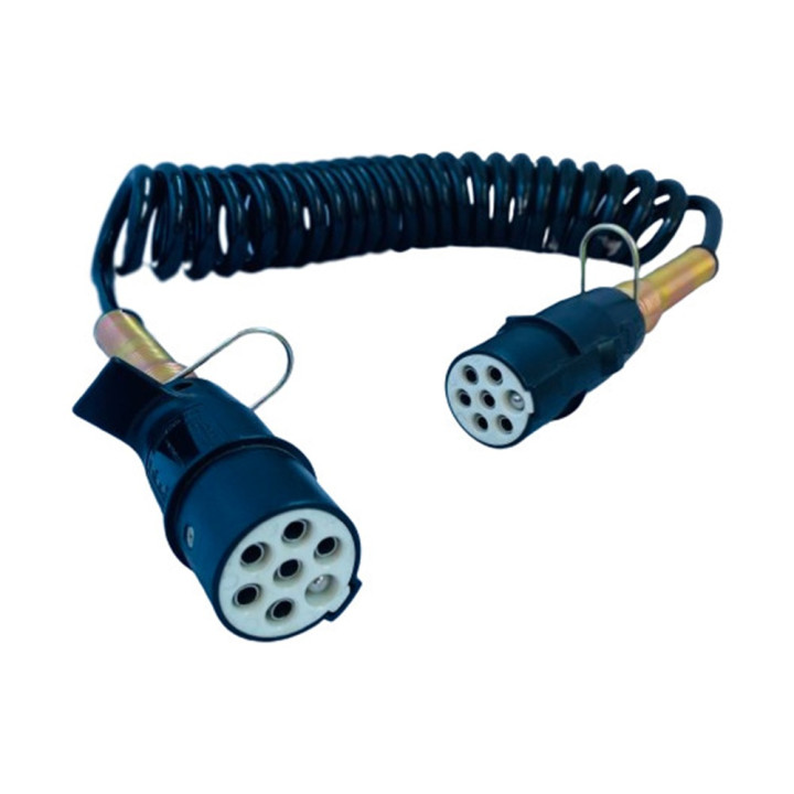 Rallonge Spirale 7 conducteurs - 7M - MALE/FEMELLE
