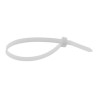 Collier plastique transparent de 350 mm - idéal pour câbles et bricolage.