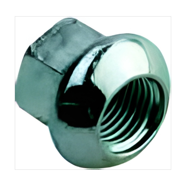 Écrou de roue sphérique 12 mm - Plat 19 mm - Pas 1.5 mm - Hauteur 18 mm