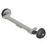 Essieu freiné KNOTT 1800 kg Type VGB18-MV - Essieu Freiné KNOTT 1800 kg - 5TR140, idéal pour remorques lourdes.