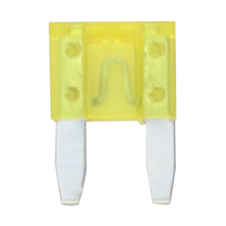Fusible mini a broches - 20A (par 50)