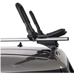 Porte-Kayak - Vue inclinée démontrant la flexibilité jusqu’à 100°.