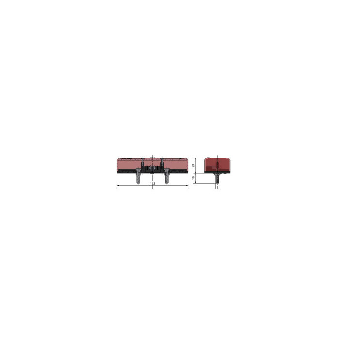 Feu de Position - Blanc - RADEX
