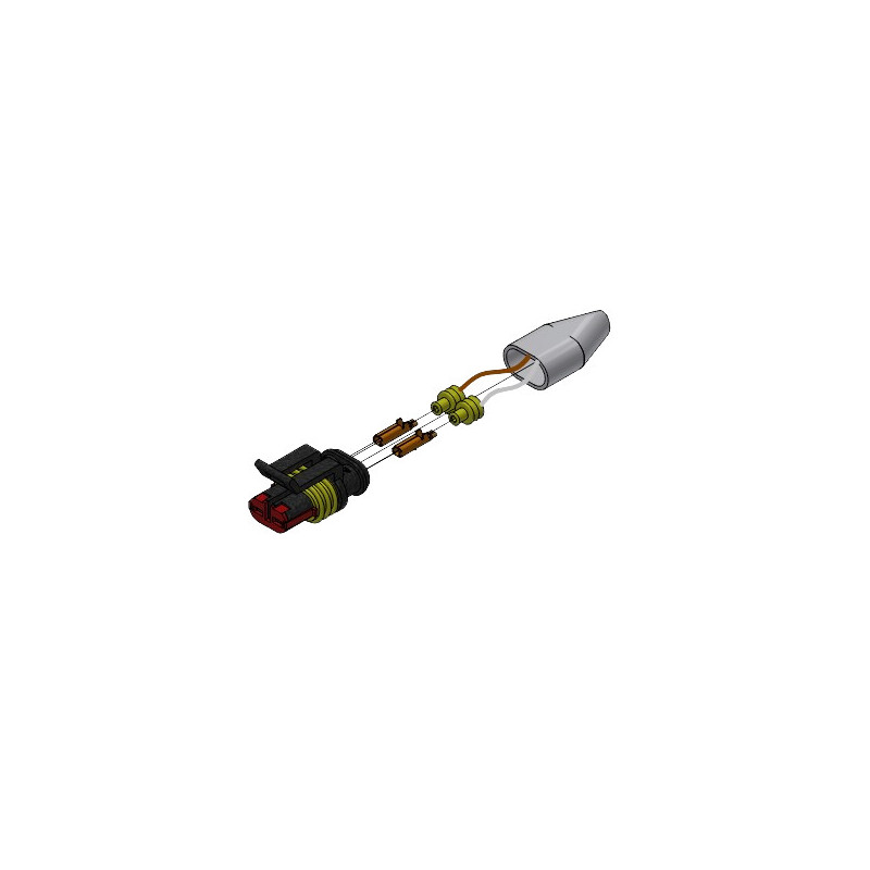 Connecteur Superseal male 2 voies