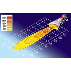 PHARE TRAVAIL H3 LONG PORTEE PIVOTANT - HELLA