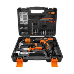 PERCEUSE SANS FIL 12V avec KIT D'OUTILS 109 pièces