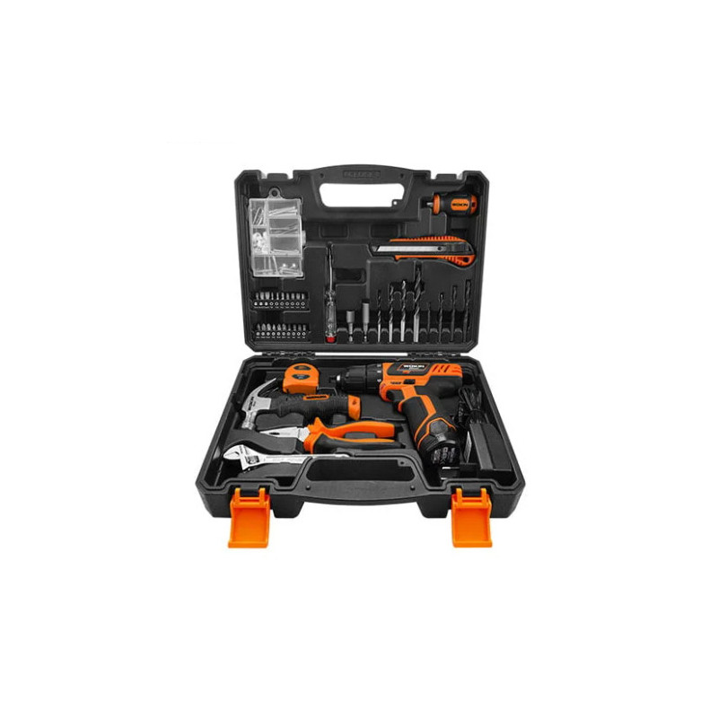 PERCEUSE SANS FIL 12V avec KIT D'OUTILS 109 pièces PERCEUSE SANS FIL 12V avec KIT D'OUTILS 109 pièces