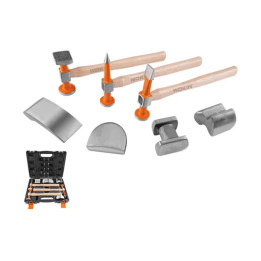 Kit de formage carrosserie 7 pièces – Marteaux et tas professionnels