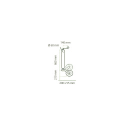 ROUE JOCKEY AUTOMATIQUE 60MM
