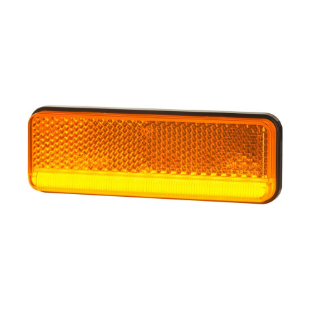 Feux De Gabarit SLIM 12V/24V - Lot De 2 Feux Blancs LED Mince Pour Camion, Remorque, Tuning (110x30 Mm)