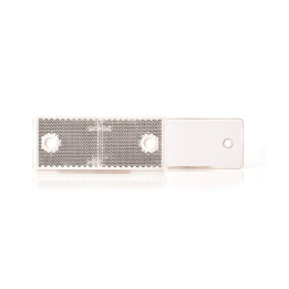 Catadioptre Blanc à fixer - 96x42 mm