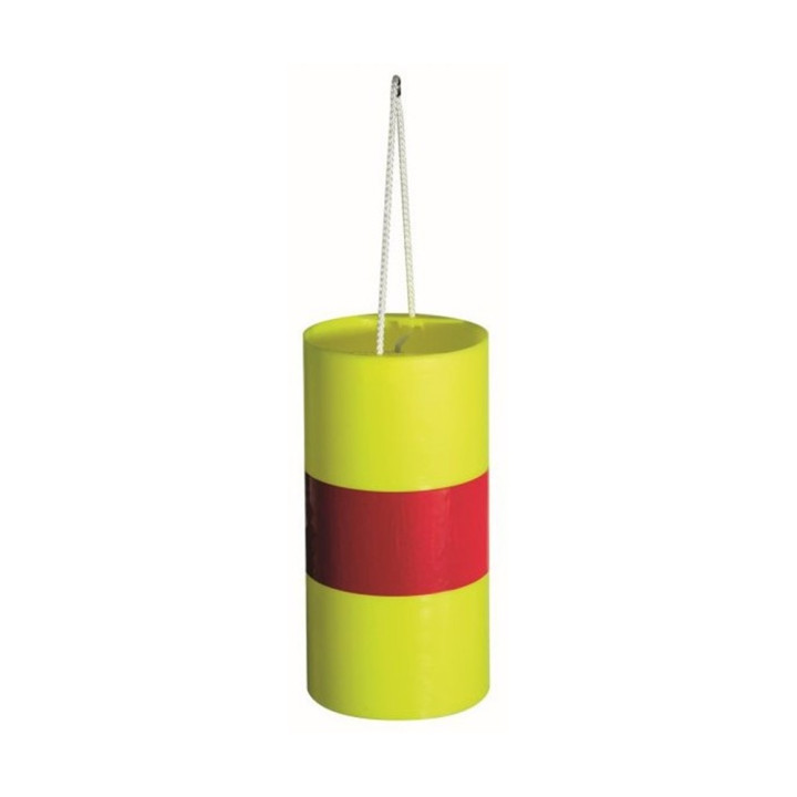 Fardier de Signalisation Jaune Fluo / Bande Rouge - Visibilité optimale