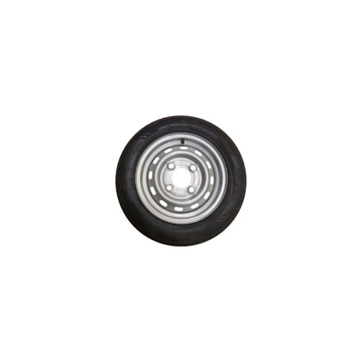 Roue de Remorque 165/80x13 – 4 Trous, Entraxe 130 mm, Charge 487 kg