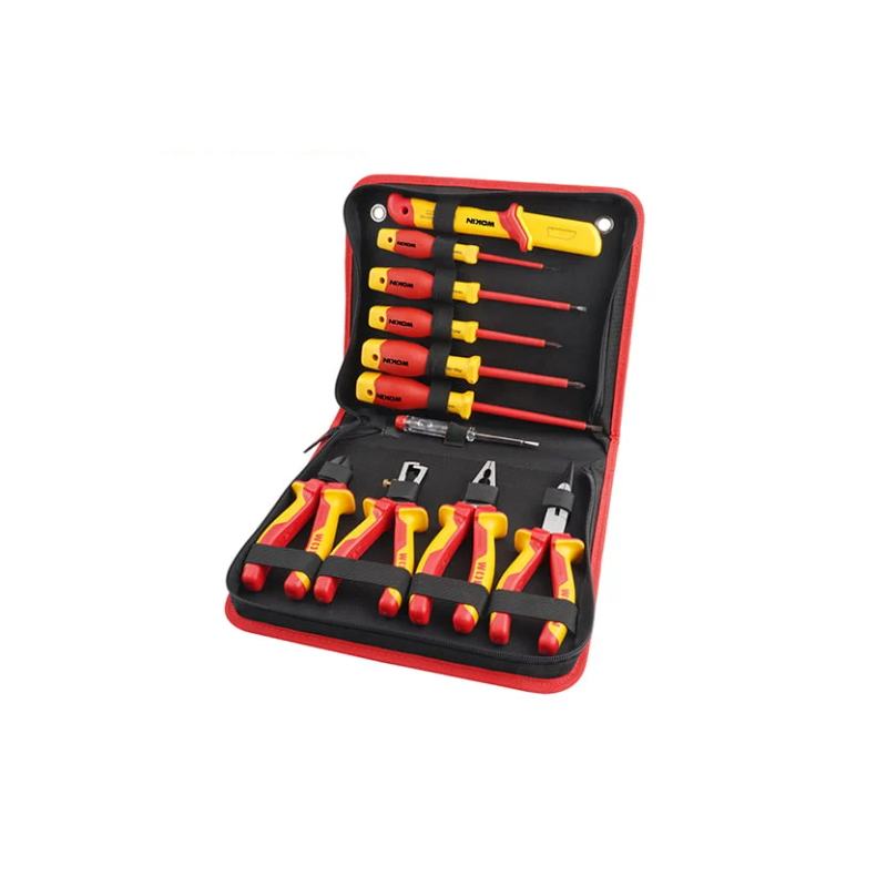 Set d’Outils à Main Isolés 11 Pièces - Certifié VDE/GS, Sécurité Maximale et Rangement Pratique Set d’Outils à Main Isolés 11 Pièces - Certifié VDE/GS, Sécurité Maximale et Rangement Pratique