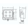Feu de Manœuvre LED 800LM – Éclairage Sécurisé & Puissant