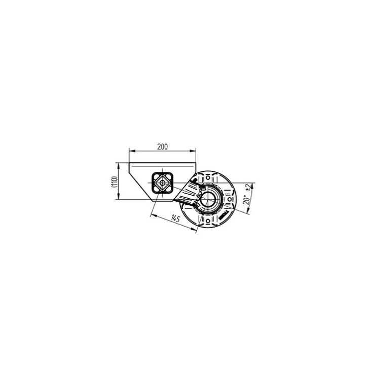 Essieu de Remorque non freiné 750KG - 4TR130