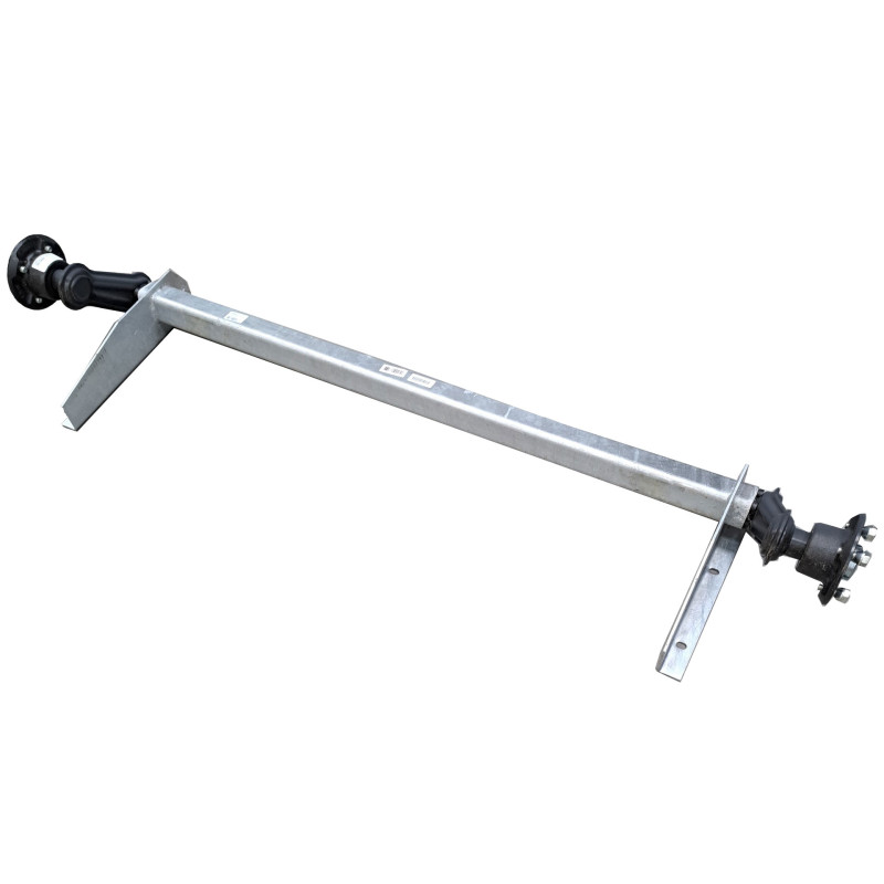 Essieu Remorque Lider 750Kg 4TR 100 EAB 1250mm
