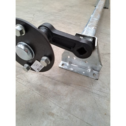 Essieu Remorque 750KG 4TR 130 - LIDER - EAB 1350 mm, Voie 1670 mm