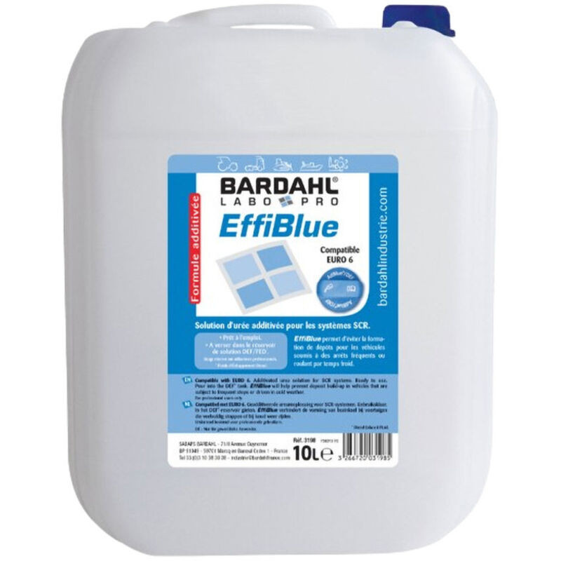 EffiBlue 10L Bardahl – Bidon d’AdBlue additivé prêt à l’emploi