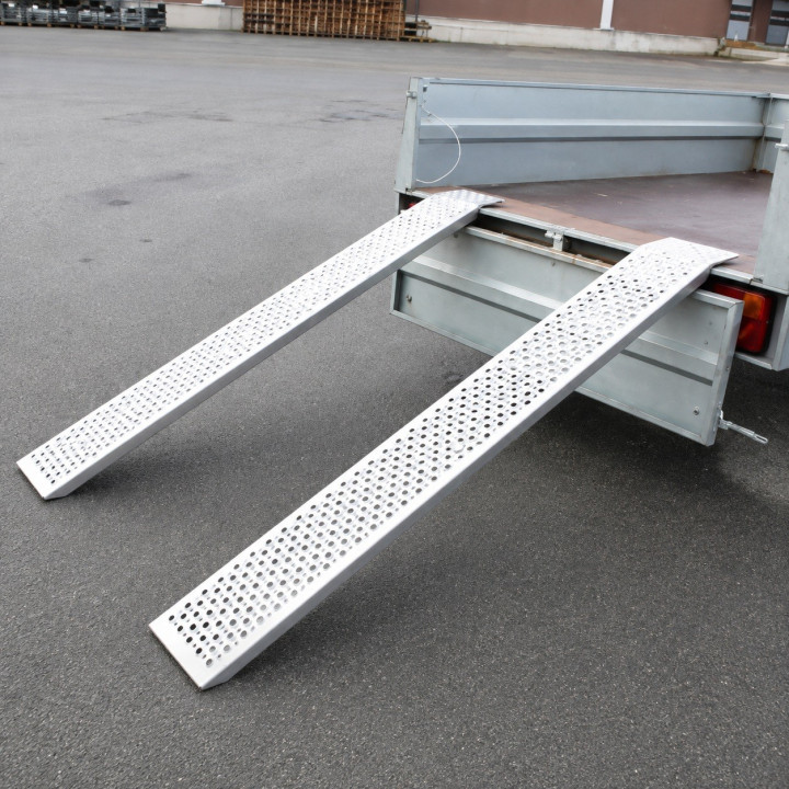 Rampe aluminium 2 m 1000 kg (par paire) - Légère et homologuée
