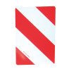 Panneaux de Signalisation Arrière 423x282 mm - Bandes Rouges et Blanches