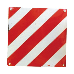 Panneau Rouge/Blanc - 500x500 mm - Panneaux de signalisation réléchissants