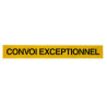 Plaque Convoi Exceptionnel Aluminium Rétroréfléchissante 1900 x 250 mm