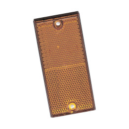 Catadioptre Orange à Visser AJBA 105x48 mm - Réflecteur de sécurité